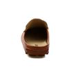 Men's Muller Genuine Leather Shoes Half Slippers Slip On Flat Shoes