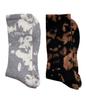 Midieomseu [3 Pack] Mediums Logo Hand Bleach Tie Dye Socks