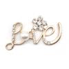 Summer Glitter Rhinestone Garden Shoe Buckle Charms Shoe Decorations Fit Beach Shoe Flower Sandal DIY Decorate Buckle Girl Gift