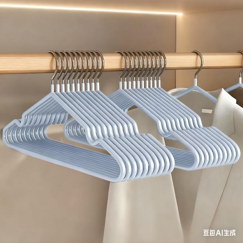 20PCS Anti Slip Metal Hangers - Can Be Used To Strengthen Overweight Capacity Hangers, Anti Slip Shoulders, and Save Space