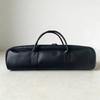 PU Leather Flute Storage Case Flute Box Flute Protective Handbag 16/17 Holes Flute Bag Dustproof Flute Carrying Case