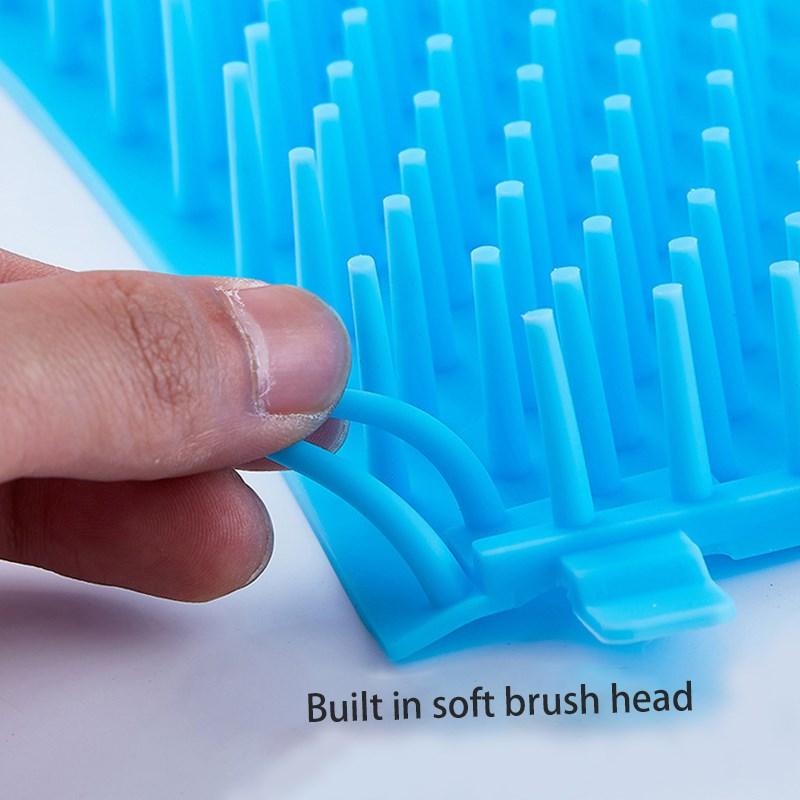 Pfotenkolben, Haustier-Pfotenreiniger, weicher Silikon-Fußreinigungsbecher, tragbare Katzen-/Hundepfotenreinigungsbürste, praktisches Haushaltszubehör