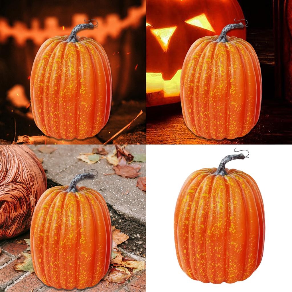Realistic Foam Pumpkin Decoration Artificial Pumpkins For Halloween Christmas Indoor and Outdoor Holiday Decoration
