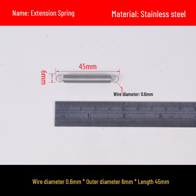 Stainless Steel Spring Hook for Microwave Oven Handle, Wire Diameter 0.6/0.7
