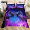 Game Duvet Cover Set Game Contoller Comforter Cover for Kids Boys Teens Player Game Double Queen King Size Polyester Bedding Set