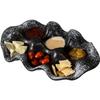 Retro Egg Sauce Ceramic Tray, Dried Fruit Snack Tray, Fruit Platter, Pre-Meal Snack Tray