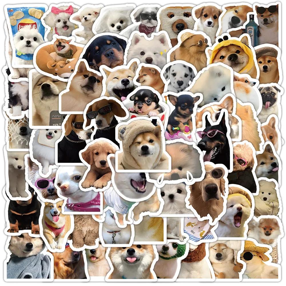 100pcs Kawaii Dog Funny Animal Stickers Cute Decals Decoration DIY Skateboard Scrapbook Laptop Car Kids Toy
