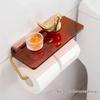 No-Punch Bathroom Tissue Holder & Paper Storage Rack