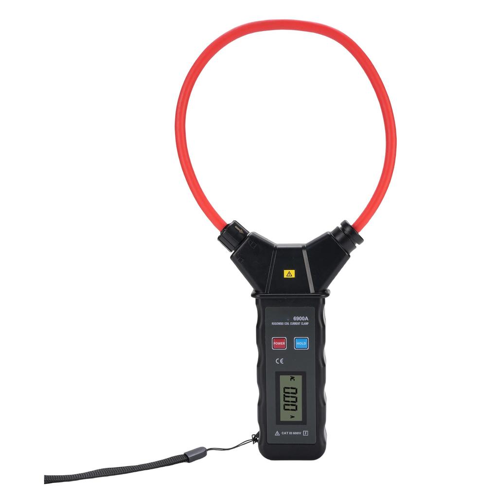 AC Current Flexible Clamp Meter 0 5000A 0 6000V Backlit LCD Display Flexible Coil Large Current Clamp Meter