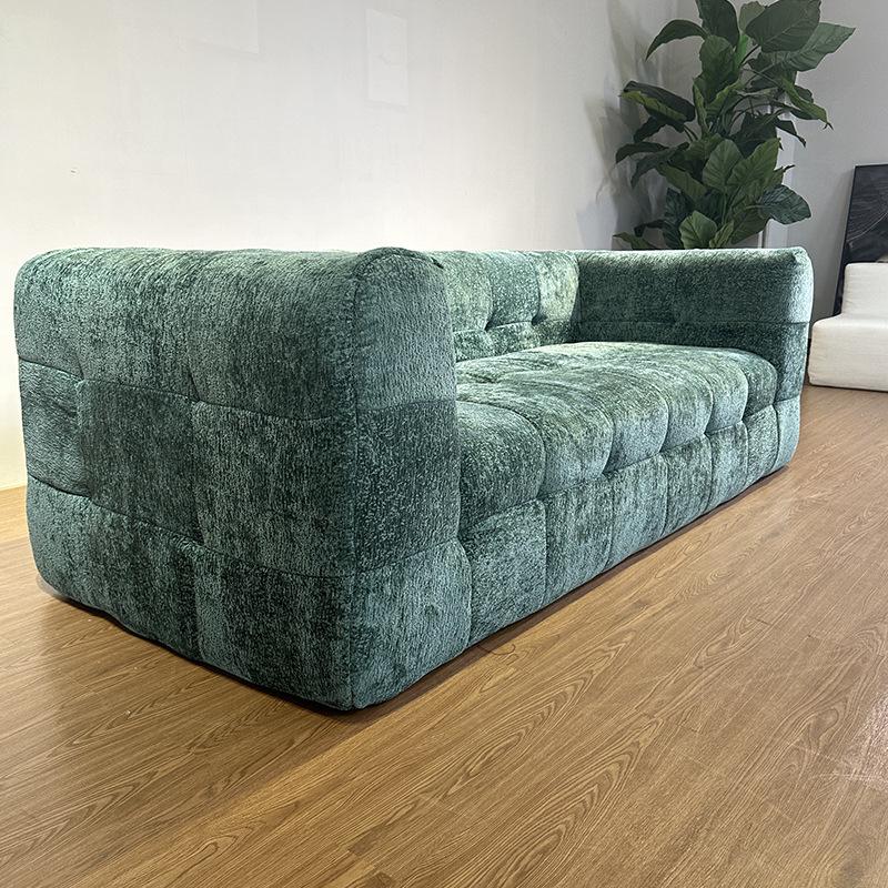 Compact Frameless Italian Sofa - Vacuum Compressed Marshmallow Design for Apartments