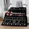 Biochemical Umbrella Printed Blanket Kids Warm Blanket Flannel Soft and Comfortable Blanket Home Travel Bedding Gift