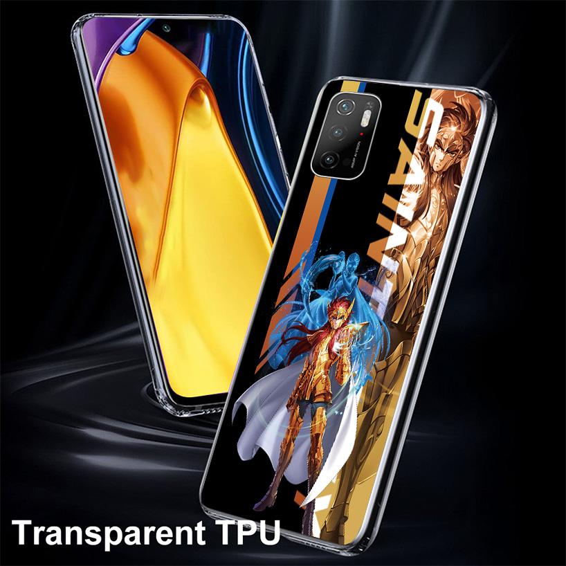 Anime Saint-Seiya Phone Case For Xiaomi Poco X7 X6 X5 Pro F7 Ultra Redmi 15C 15 13C 13 12C 12 10 10A 10C 9 9A 9C 9T Cover Poco X