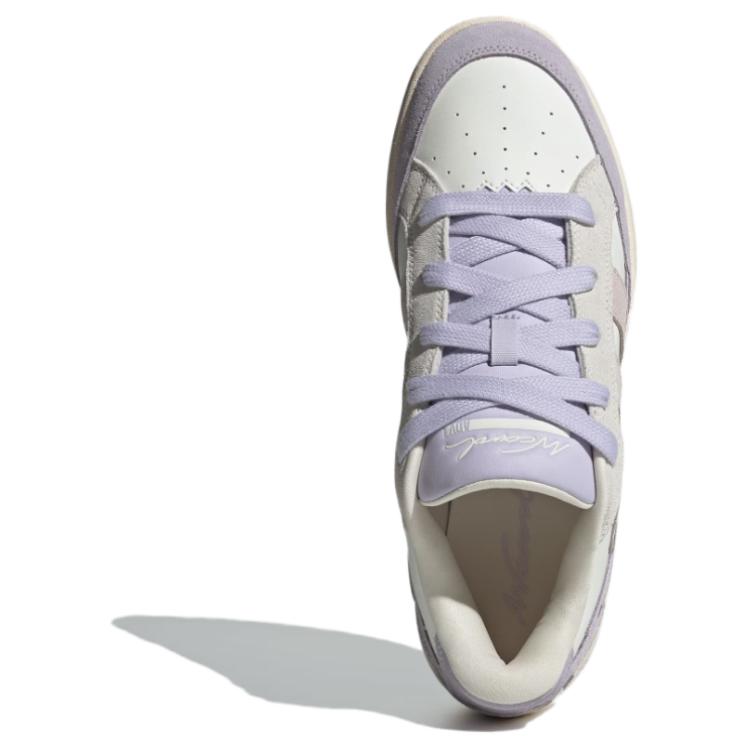 New Adidas WCARD ADV Anti Slip Wear Resistant Low Top Skateboard Shoes Women's White Gray Purple JH7186