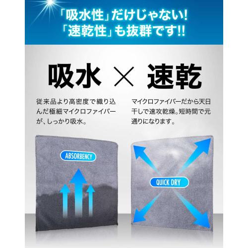 DABLOCKS Microfiber Cloths, Cleaning Towels, 30x30cm, Set of 12 (Blue)