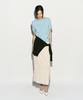RE RHEE Pleated Maxi Skirt