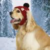 Warm Knitted Dog Hat Windproof Pet Headwear Pet Accessory Winter Pet Dress Up  Autumn and Winter