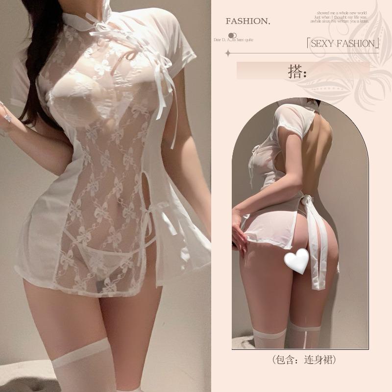 Sexy Underwear Fun Female Abstinence Cheongsam Uniform Sexy Slutty Pajamas Qn Flirty Couple Love Fun Outfit