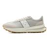 Li Ning Light Boat Reflective Trendy Sports Non-Slip Wear-Resistant Mid-Top Casual Shoes Unisex Casual Shoes Off-White AZGV073-3