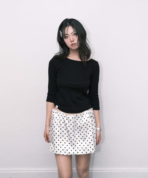 Odeumin Slim 3/4 Sleeve T-Shirt (Black)