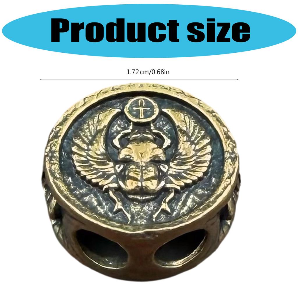 Unique Beetle Metal Beads Pendant for Paracord and DIY Enthusiasts Jewelry Making Paracord Bead
