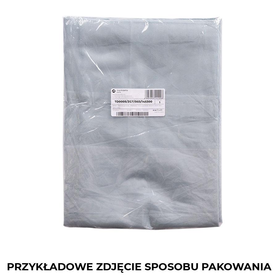 Basic Zasłona Gotowa Na Przelotkach Biała Gładka 145X250 Cm