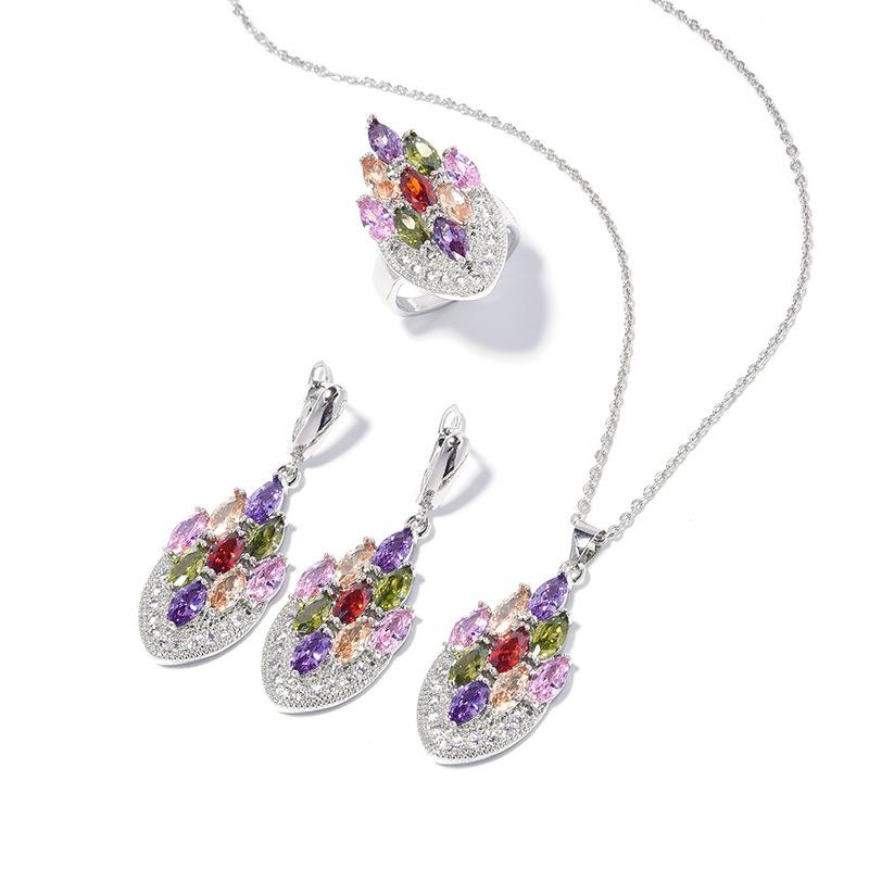 European and American Zircon Exquisite Luxury Peacock Jewelry Bride Wedding Accessories Photography Props Accessories