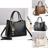 Chic And Stylish Pu Handbag For Fall Winter With Versatile Shoulder Strap And Zipper Closure