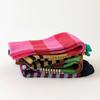 4pairs Patchwork Colorful Striped Calf Socks Japanese Style Retro Pile Socks  Girl