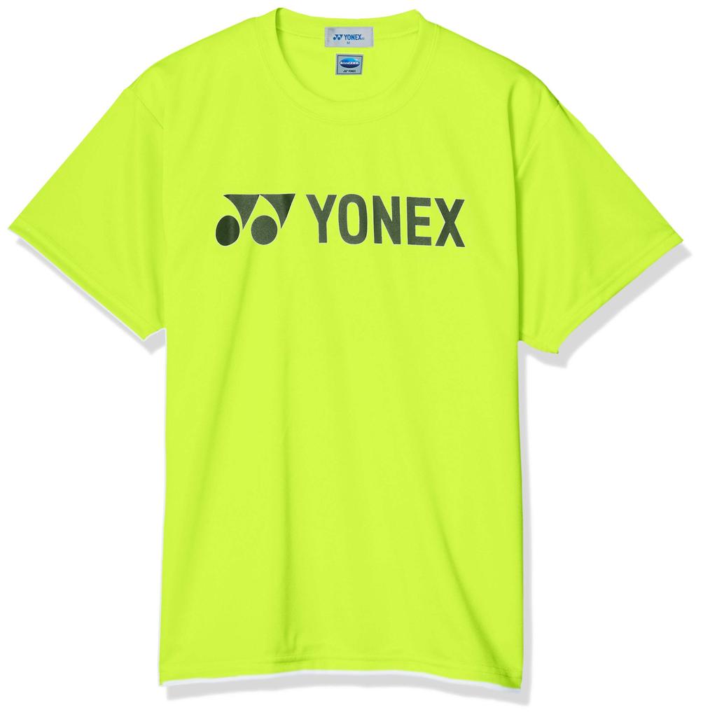 Yonex UNI Dry Shine Yellow Size O to Japanese size Men's Shirt, (402), (equivalent 2L)