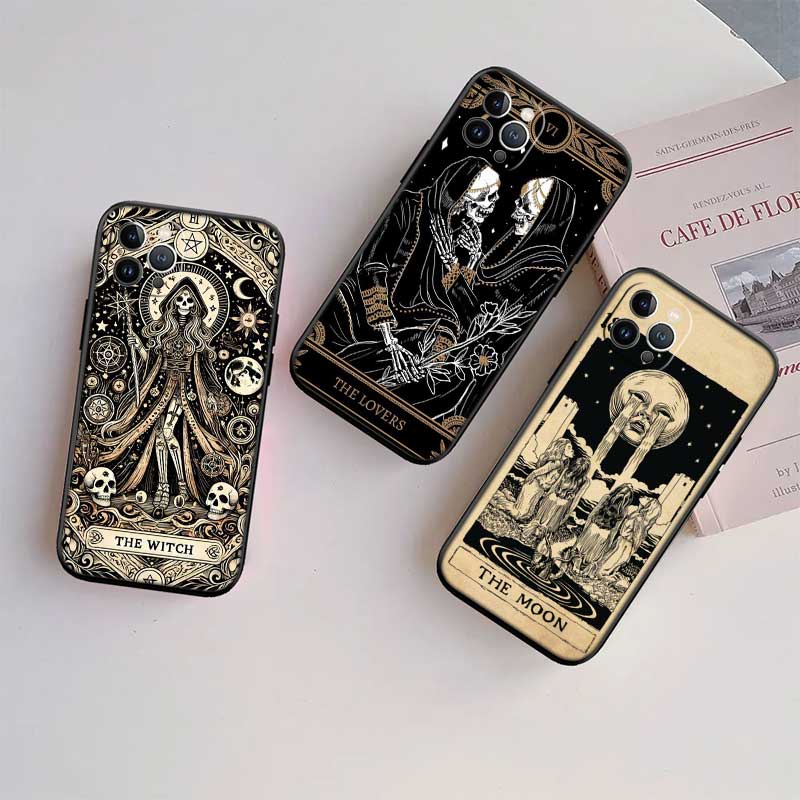 RE21 Divination Tarot New High-End Shell Phone Case for Xiaomi Poco C40 C50 C51 C55 C65 C71 C75 F3 F5 F6 F7 M2 M3 Pro Ultra
