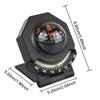 Car Compass Dashboard Compass with Slope Meter Two-in-one Foldable High-precision Navigation Car Compass Ball Navigation Tool