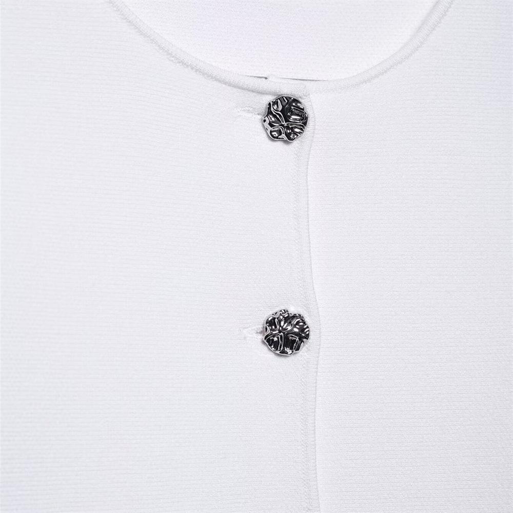 Spring/Summer 2025 Women's Set: Fine-Needle Round Neck Jacket & Casual Short Skirt