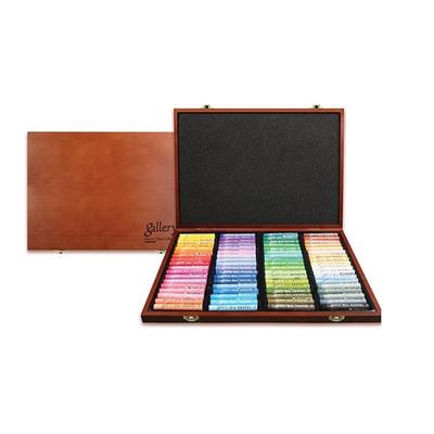 Gallery Soft Oil Pastels Wood Box Set of 72 - Assorted Colors (MOPV-72W)