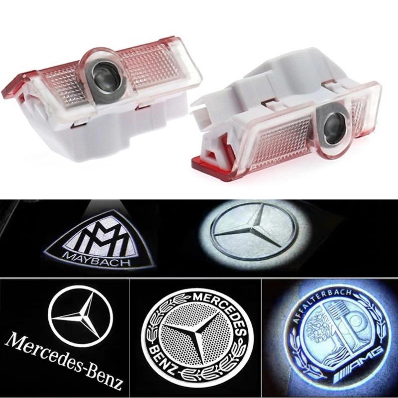 Światło Logo Drzwi Samochodowe Projektor LED do Mercedes Benz E W212 W213 W205 AMG W177 V177 W247 W176 GLA GLC X253 W246 X166 W166