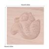 Natural Beech Wood Cookie Cutter Smooth Surface Biscuit Mould Baking Stamp  Christmas Baking