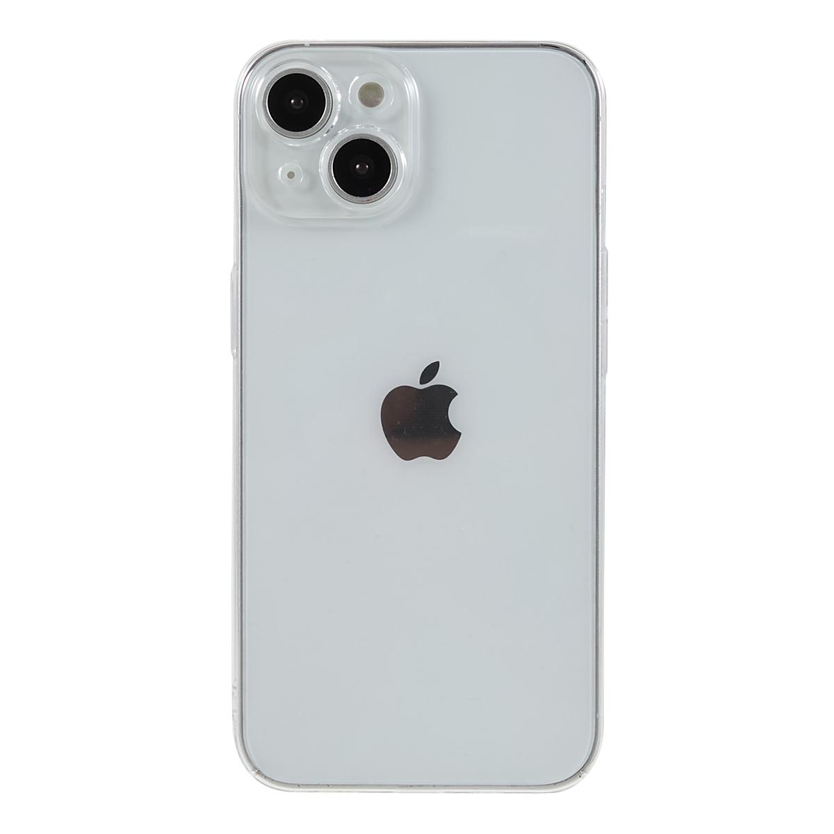 

For iPhone 14 Anti-drop Smartphone Case Transparent Hard PC Phone Back Cover A