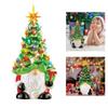 Festive Celebrations 2.95 Inches Base Christmas Tree Decor Battery Powered Compact Size Creative Design Multicolored Lights