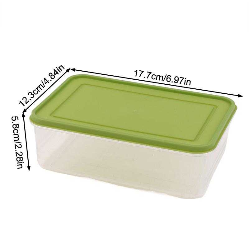 1/3 Stück Transparente Lebensmittel-Frucht-Aufbewahrungsbox mit Deckeln Tragbarer Kühlschrank-Gefrierschrank-Organizer Portioniert Fleisch Zwiebel Ingwer Knusperbox