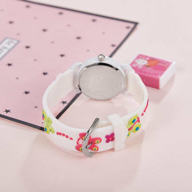 Waterproof Silicone Strap Quartz Watch for Primary School Students