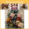 Stylish High-end Leather Christmas Stocking Perfect For Snowman And Reindeer Themed Holiday Decor