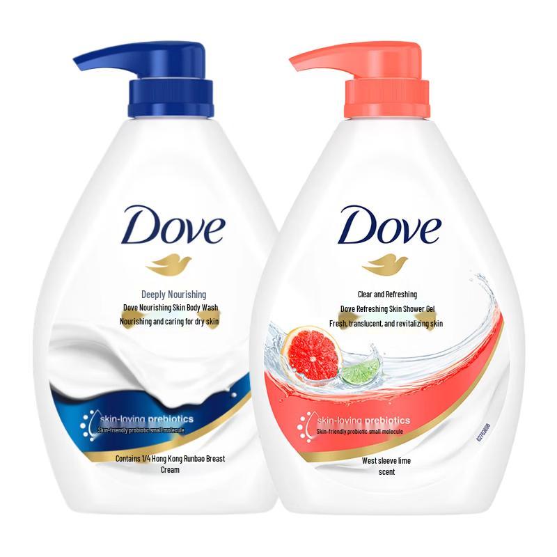 Dove Deeply Nourishing & Purifying Shower Milk Twin Pack