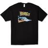 Back To The Future Herren Basic Unifarbenes T-Shirt Future 2