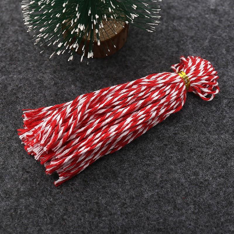 Christmas Paper Hanging Tags 50PCS Vintage Candy Cookie Bags Tree Holiday Party Christmas Holiday Decorative Gift Hanging Tags