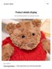 Barcelona Fruit Bear Plush Toy - Teddy Bear Doll for Children, Perfect Comfort Gift or Hugging Companion for Girls.