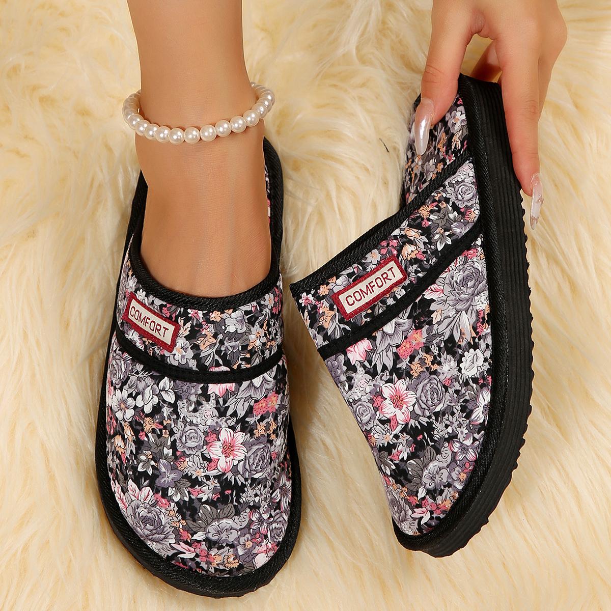 

Женские тапочки, новые, высокого качества, модные тапочки, женские, с принтом, домашняя хлопковая обувь, горячая распродажа, сандалии на плоской подошве Baotou, женские тапочки 41 розовый