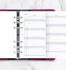 Filofax 2026 System Planner Refill, Bible Vertical Year Planner, January Start, White, 26-68402, Officially Imported
