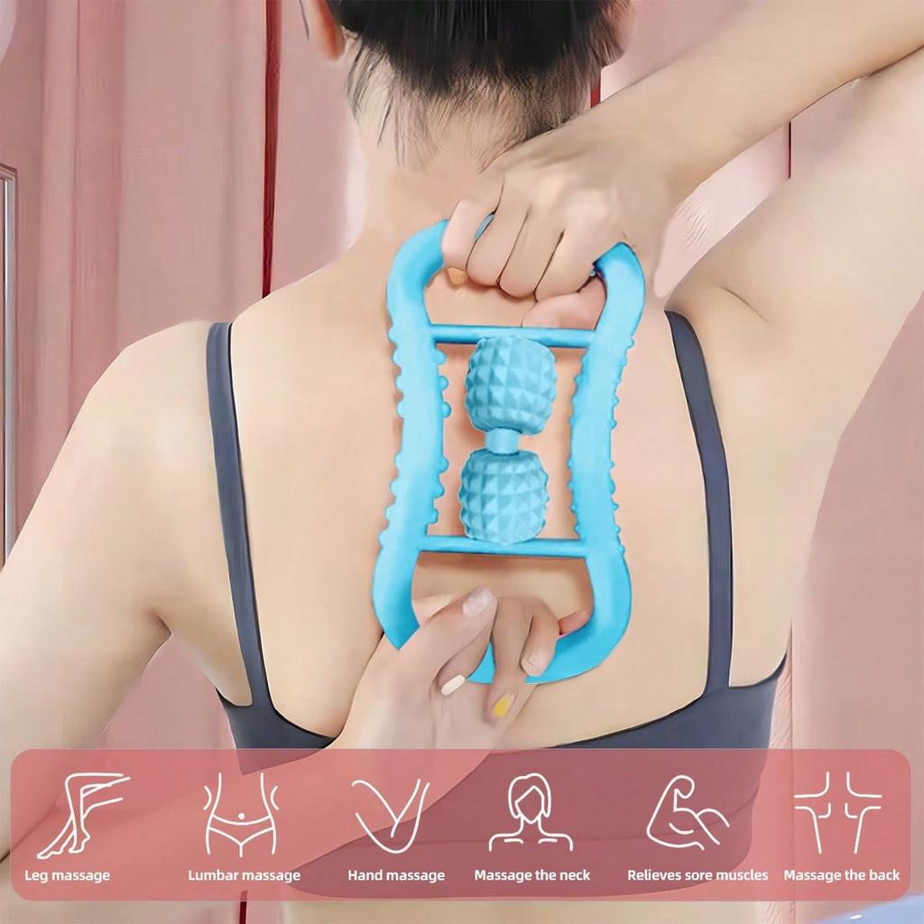 Yoga Massager Pilates Training Ring Strengthening Open Back Magic Ring Muscle Roller Neck Massager Yoga Ring Body Shaping