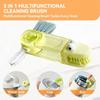 3pcs Cup Lid Gap Cleaning Brush Set, Multifunctional Bottle Cleaning Brush, Silicone Cup Lid Gap Cleaner