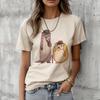 Otters Tee Women Funny Manga Tshirt Girl Graphic Harajuku Funny Clothing