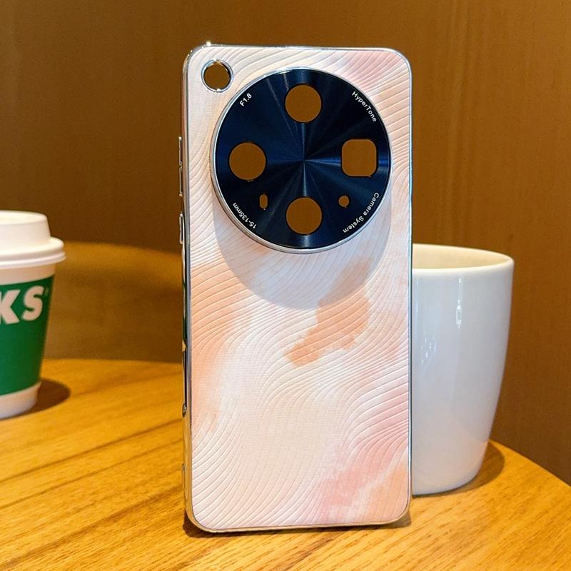Für OPPO Find X8S X8S Plus Galvanisiert Aquarell Brillante Textur Fallresistent Fingerabdruck Handyhülle